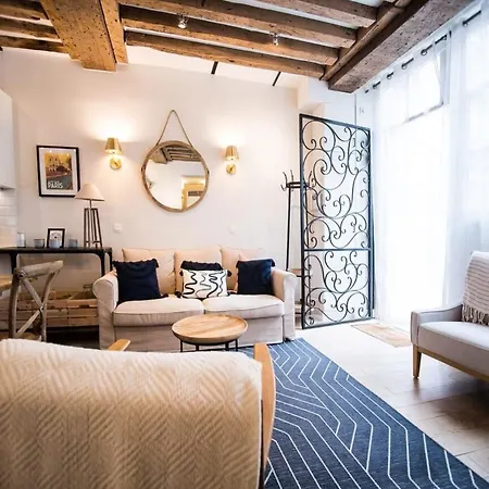 Classy Bourgeois - Chic 2 Bedroom In Le Marais Appartement